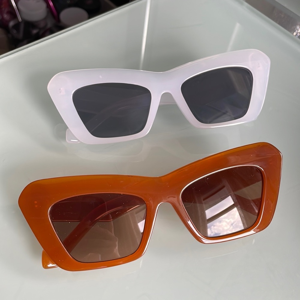 Classic vintage cateye sunglasses (sold separately)